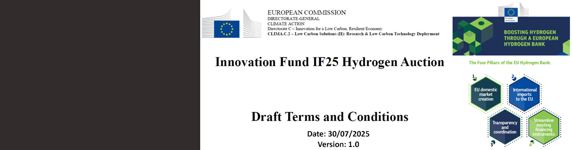 Megjelent az Európai Hidrogén Bank harmadik aukciós felhívásának (T&C) tervezete