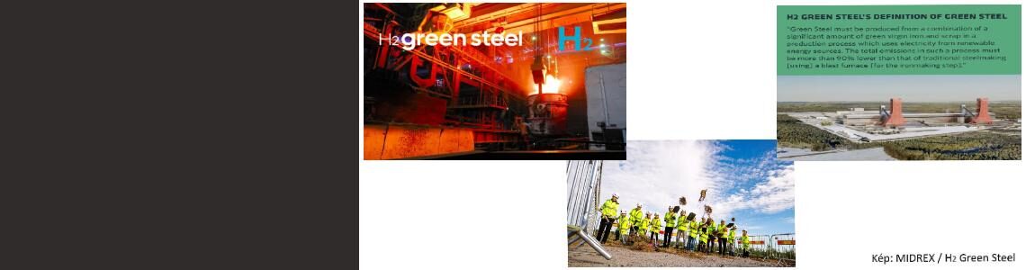 Milliárd euró nagyságrendű forrásteremtés hidrogén alapú acélgyártáshoz