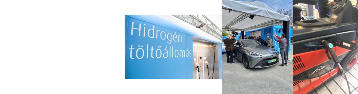 Az első hazai hidrogén töltőállomás