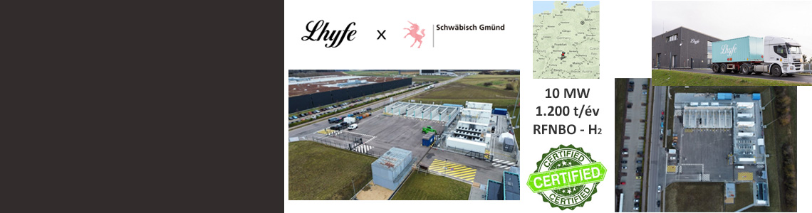 10 MW-os zöldhidrogén üzem