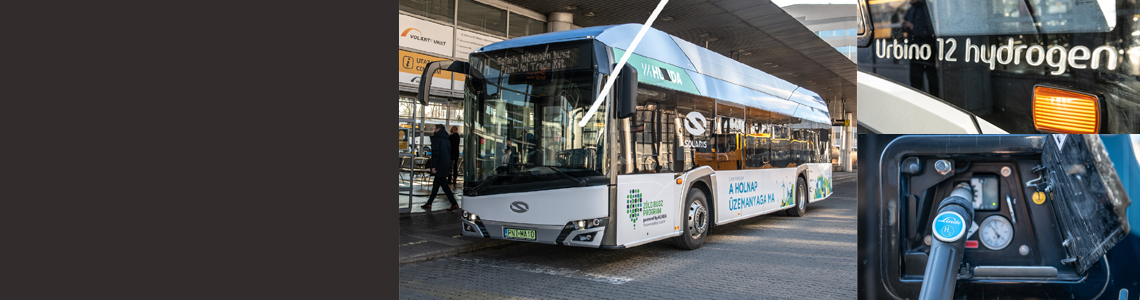 Hidrogén üzemanyag-cellás autóbusz tesztelése kezdődött Budapesten