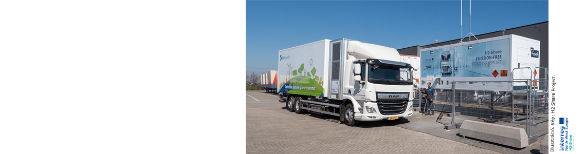 Közös felhívás a hidrogén tüzelőanyag-cellás  teherautók fejlesztésére